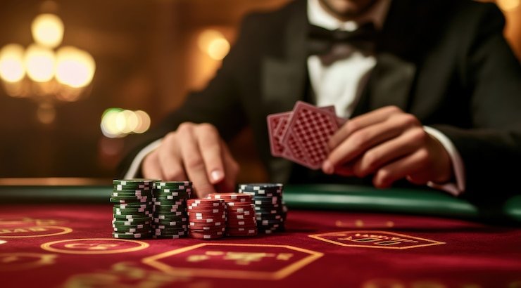European Roulette wheel layout on bunga189 login live table